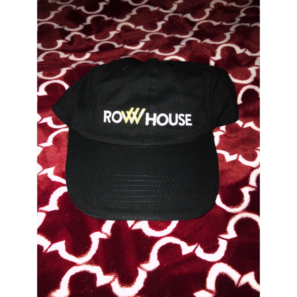 Row house gym velcro baseball cap